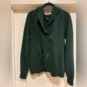 Green unisex Nike sweat jacket, 1X, good condition